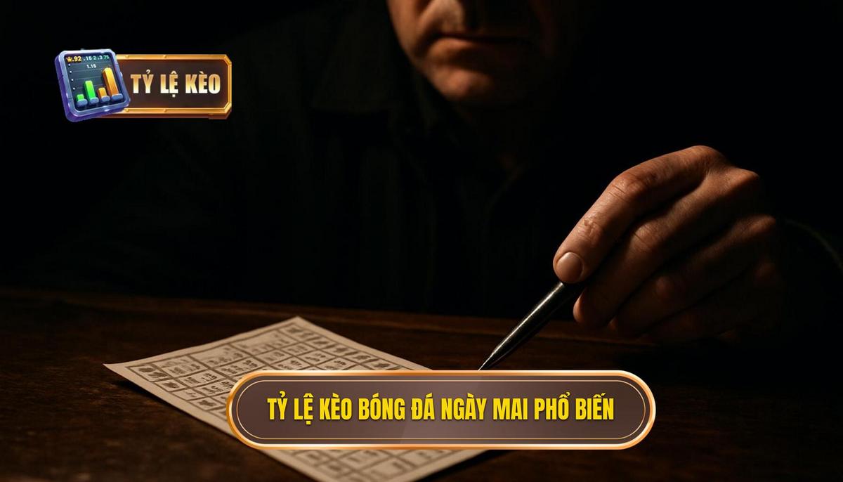 Các loại tỷ lệ kèo bóng đá ngày mai phổ biến và cách đọc chuyên sâu