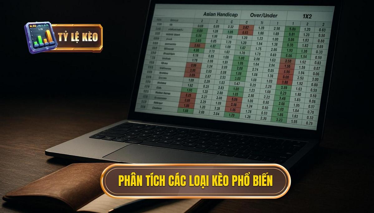 Phân tích các loại kèo phổ biến cần theo dõi