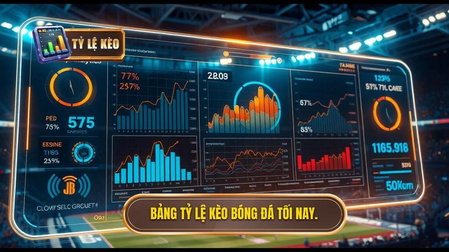 2. Bảng tỷ lệ kèo bóng đá tối nay.
