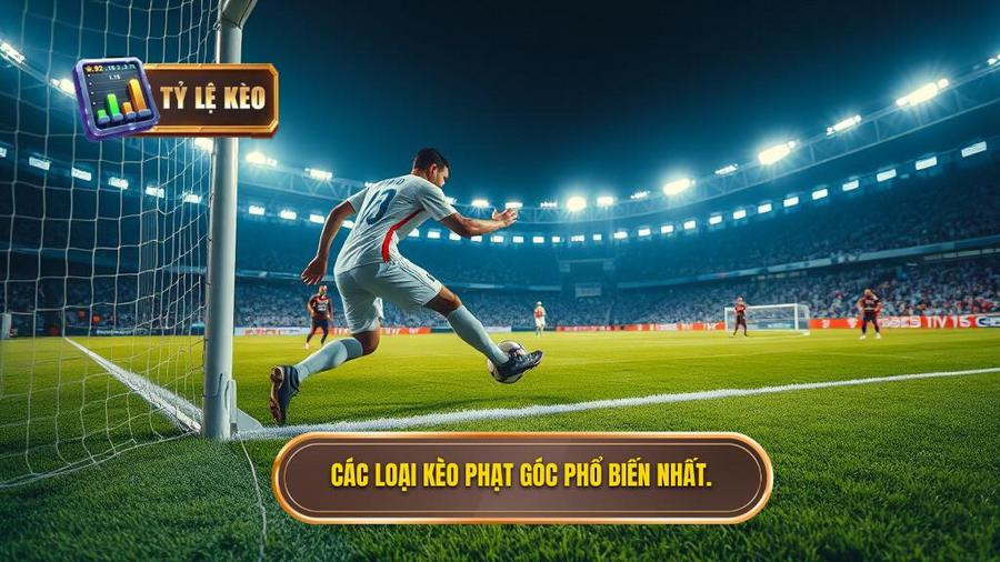 Các loại kèo phạt góc phổ biến nhất