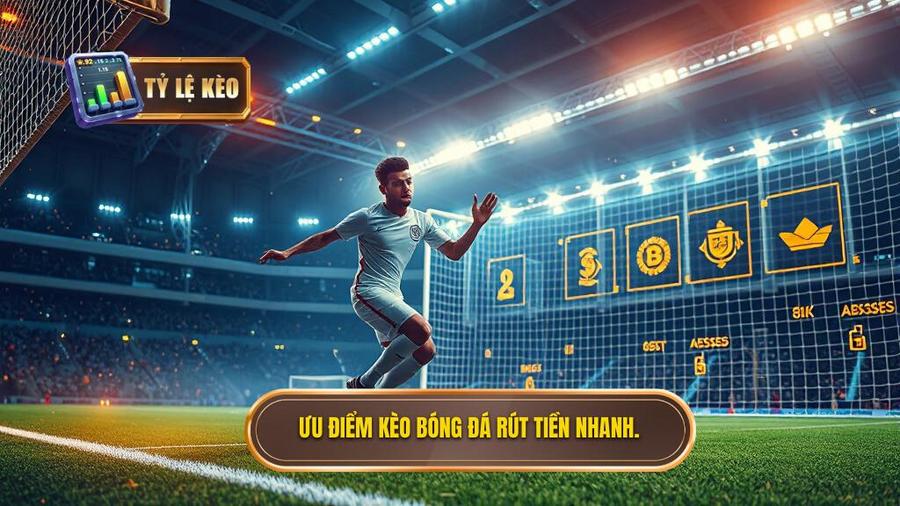 Ưu điểm kèo bóng đá rút tiền nhanh
