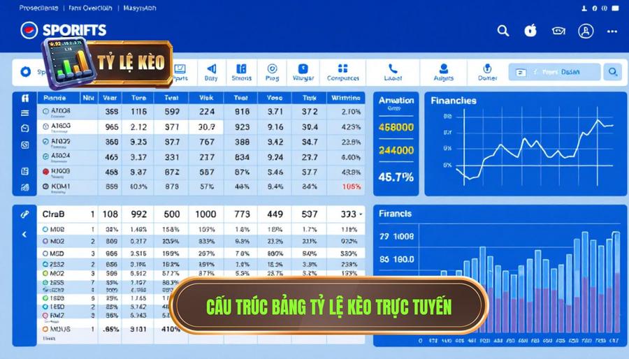 Cấu trúc cơ bản của một bảng tỷ lệ kèo trực tuyến